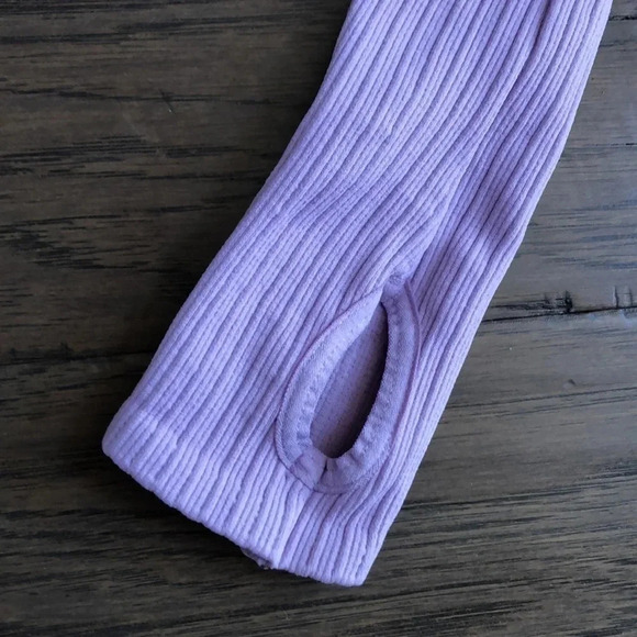 Free People Movement lilac good karma high neck layering top & shorts XS/S New - Picture 7 of 16